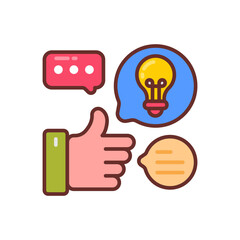 Tips and Tricks icon in vector. Illustration