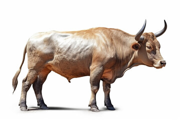 cow isolated on white background