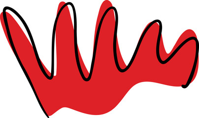 Abstract Modern Line Shape