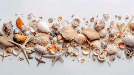 Simple and Sophisticated Seashell Collage