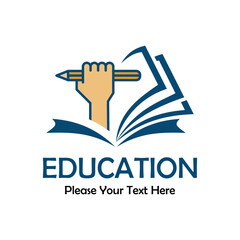 Education design logo template illustration