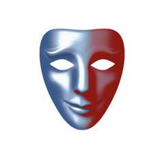 the mask expresses someone behind the mask has its own personality