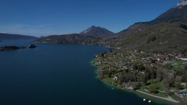 Lac d'Annecy vers Talloires et Angon
