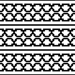 Seamless repeating pattern.  Black and white pattern for web page, textures, card, poster, fabric, textile.