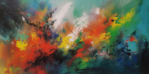 Acrylic modern abstract