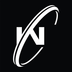 W logo, initial letter alphabet design vector template
