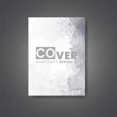 Cover template with watercolor background. Design for your cover, date, postcard, banner, logo.