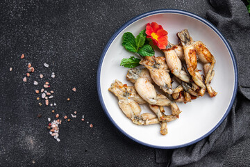 frog legs food meat meal food snack on the table copy space food background rustic top view