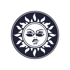 Sexy Sun Vector Icon