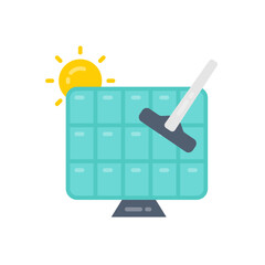 Cleaning icon in vector. Illustration