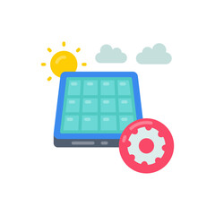 Settings icon in vector. Illustration
