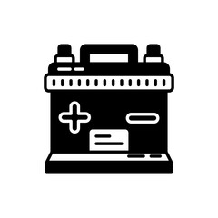 Battery icon in vector. Illustration