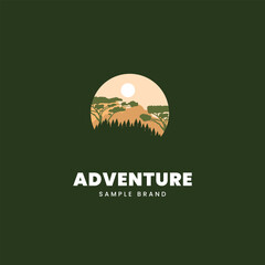 Nature adventure logo design