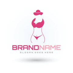 bra, lingerie vector logo design