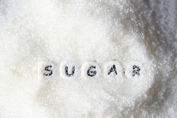 heap of sugar on background, white sugar for food and sweets dessert candy heap of sweet sugar crystalline granulated