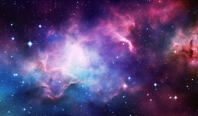 Fototapeta premium Background of galaxy and stars