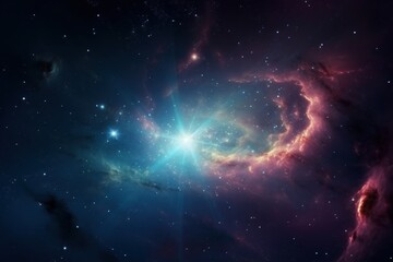 Background of galaxy and stars