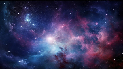 Background of galaxy and stars