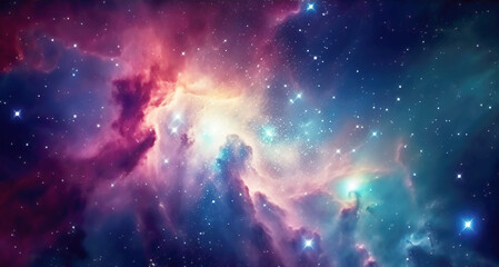 Obraz premium Background of galaxy and stars