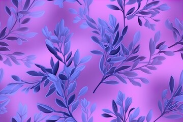 Fototapeta premium Lavander flowers pattern purple background.
