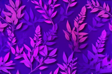 Lavander flowers pattern purple background.