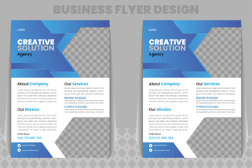 business  flyer design template for your company.