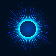 Abstract background technology spherical chip that processes commands and transmits data to the Internet network system using high-speed data transmission.