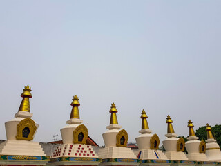 Ipoh, Malaysia in November 2019. Stupa at Dudjom New Treasure Buddhist Society, Ipoh, Perak, Malaysia which was built in 1993