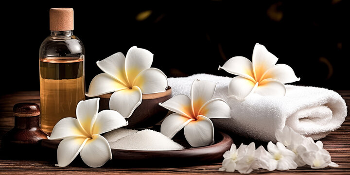 Aromatic scents were used to bathe in beauty - generative ai.