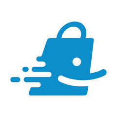 Online Store Business Logo. Commerce or Marketplace Logo Idea.