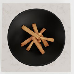 Realistic 3D Render of Fire Pit
