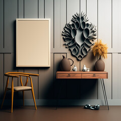 design scene, blank board, Luxury blank background, indoor background, background for mockup