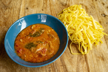 tagliatelle with lamb ragout