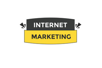 internet marketing vectors.sign label bubble speech internet marketing 
