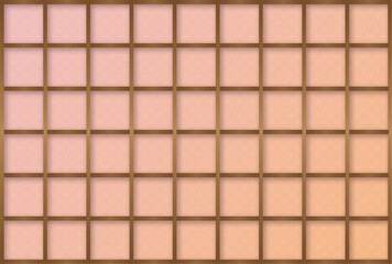 背景素材　七宝の模様の障子