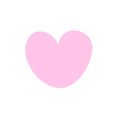 Pink pastel heart