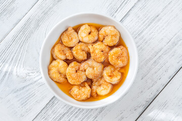 Gambas al ajillo