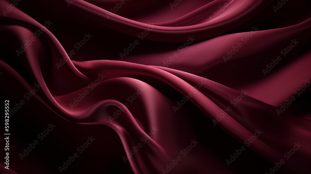 Sticker a sumptuous burgundy silk texture creates an elegant and luxurious background, perfectly suited for 