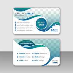 Creative and modern business card design 