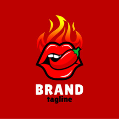 Hot Chili Lips Logo Design