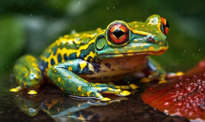 RANAS EXOTICAS TROPICALES DE COLORES VIVOS
