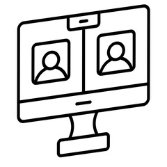 Online Meeting Icon