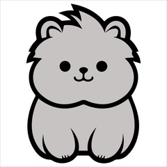 illustration of cartoon dog