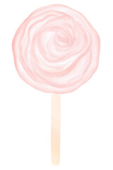 Sweet topping watercolor