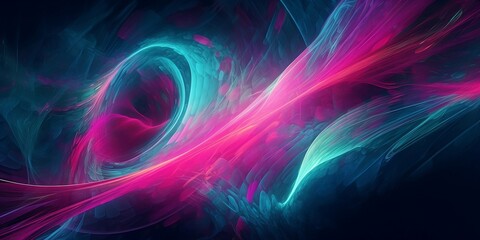 Abstract colorful liquid background graphics, wallpaper, banner, Generative AI 