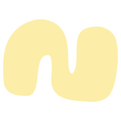 Hand Drawn Organic Shape 