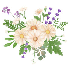 Daisy flower bouquet