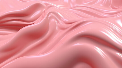 Obraz premium Smooth pastel, soft pink background, liquid shapes, and abstract design elements that intermingle to create a visually stunning scene. A versatile backdrop for diverse creative projects. Generative AI