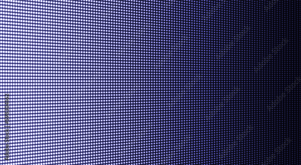 Wall mural blue gradient videowall. pixel screen. led tv digital displaytexture. lcd monitor with points. elect