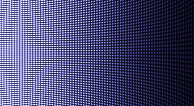 Led video wall screen, diode dot grid texture. Vector digital